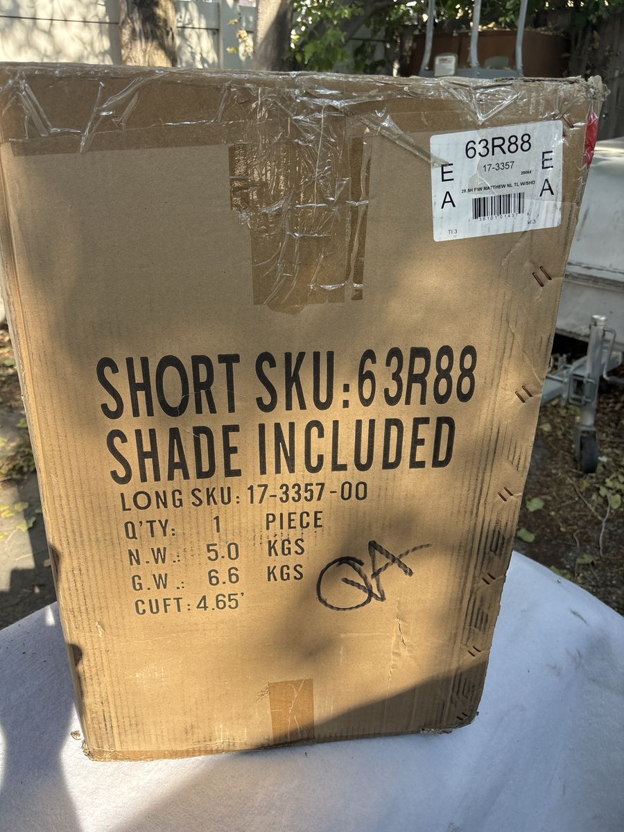 Table Lamp with Shade Box SKU 63R88 17-3357-00