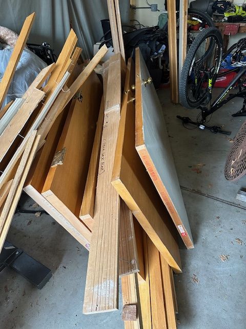 Solid core doors with jamb from house renovation