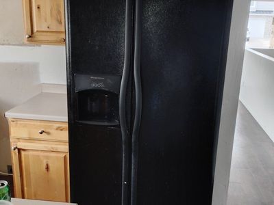 Frigidaire Black Side-by-Side Refrigerator with Ice & Water Dispenser