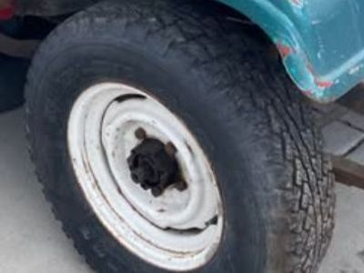 Set of 5 Willys Jeep 15" CJ5 Wheels and Tires