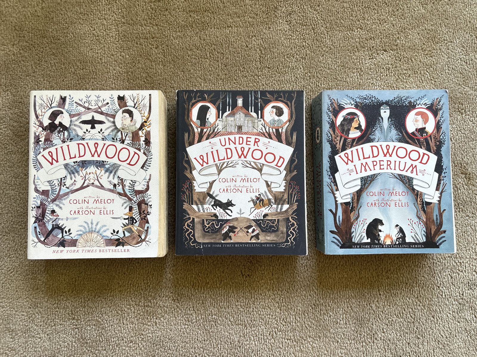 The Wildwood Chronicles, by Colin Meloy (paperbacks)
