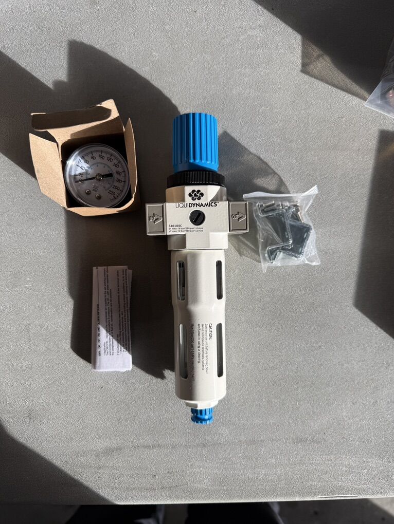 Liquidynamics 540104C 1/4″ Air Filter/Regulator