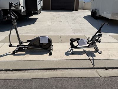 Free Elliptical Machine and HR Twist Fitness Trainer