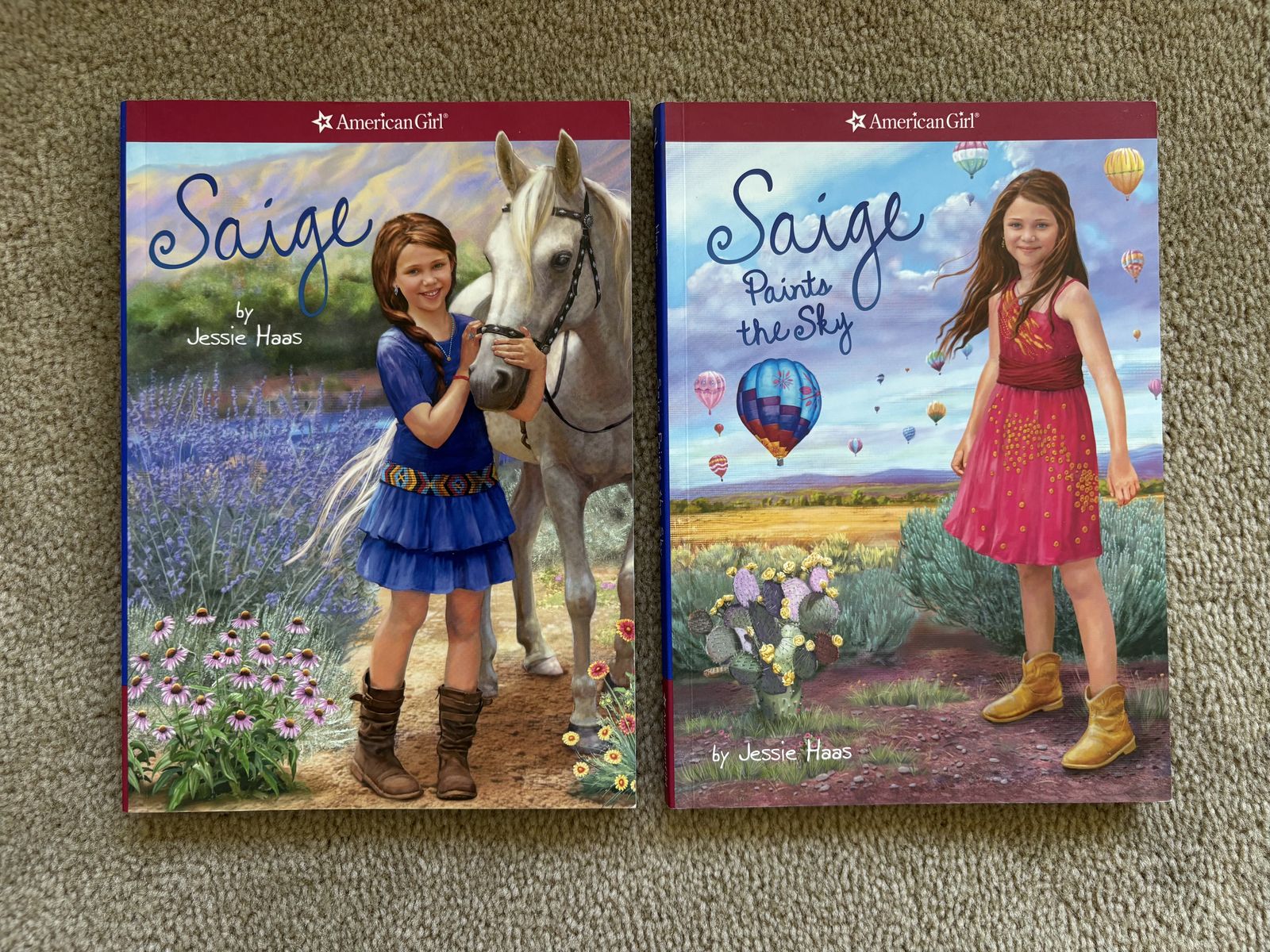 American Girl Saige Story Books