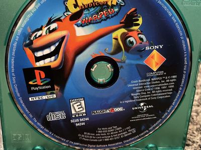 Crash Bandicoot: Warped PS1 DISC ONLY
