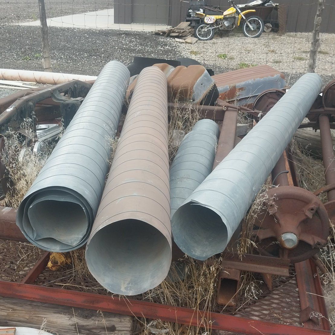 spiral metal duct pipe