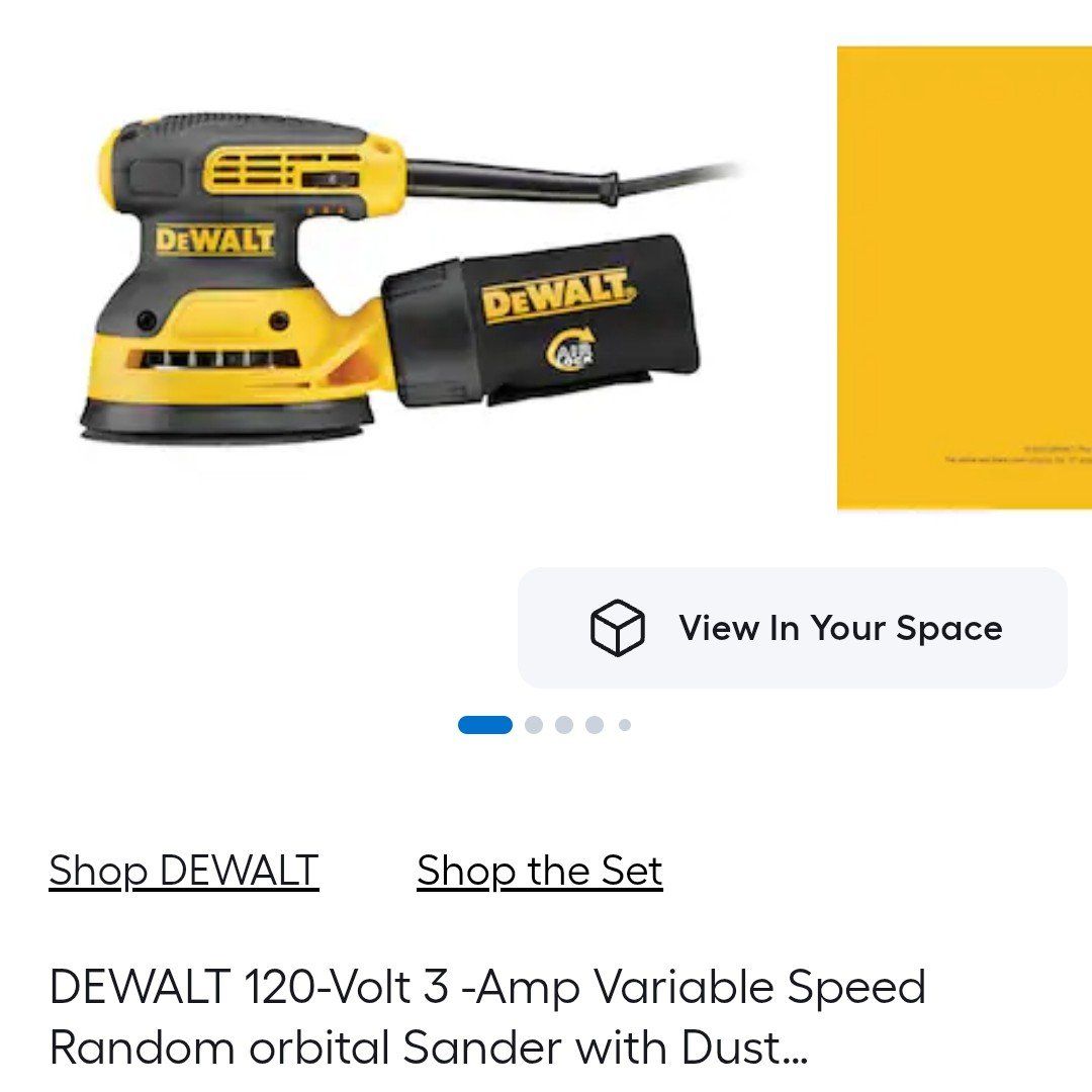 dewalt sander