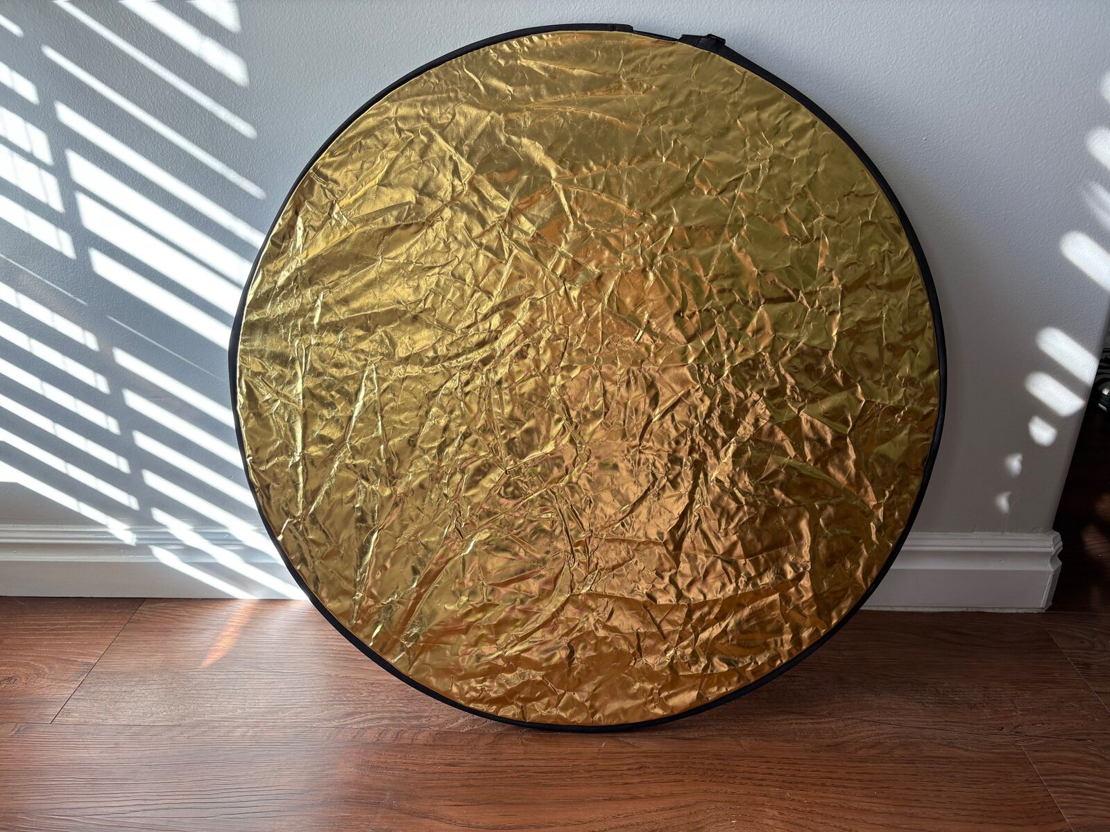 Collapsible Light Reflector with Bag - Translucent, Silver, Gold, White and Black, 24" D