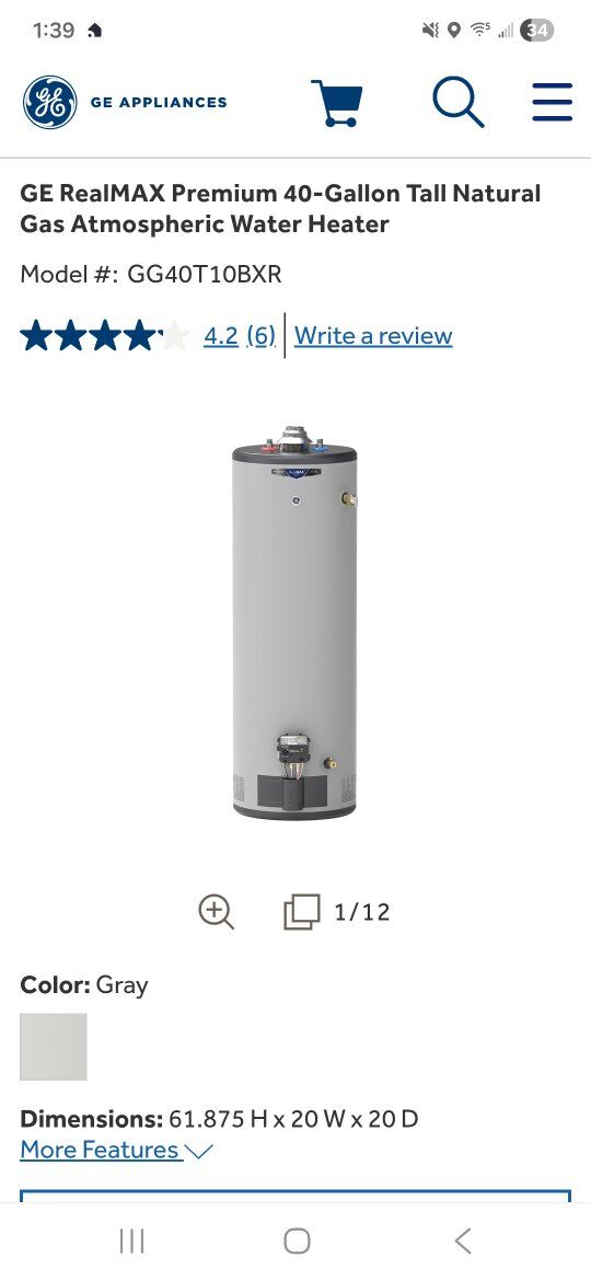 GE gas water heaters (GREAT PRICES)
