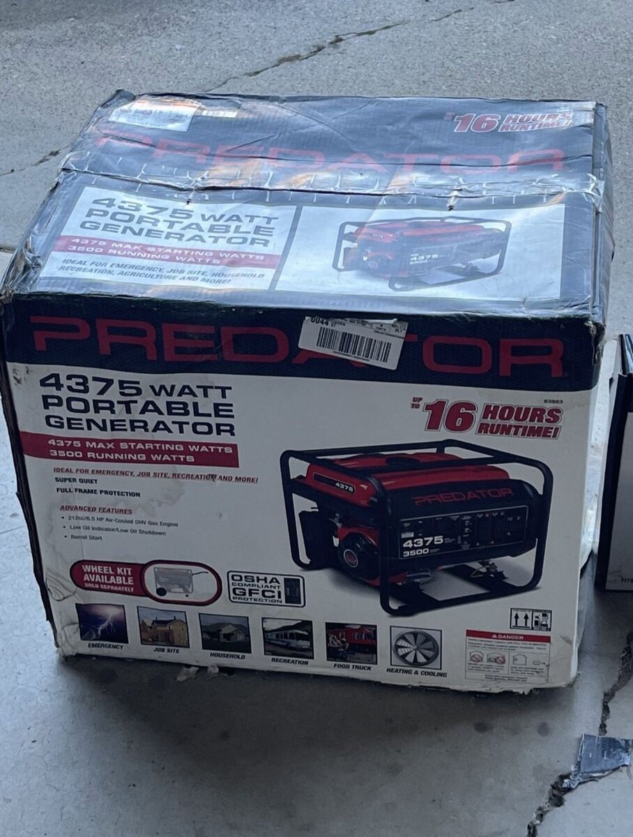 Predator 4375 Watt Portable Generator