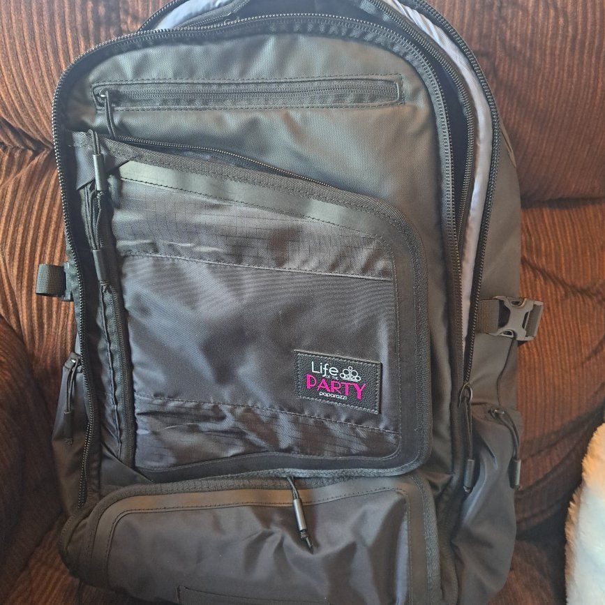 Brand new black Origaudio backpack