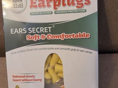 EARS SECRET PU Memory Foam Earplugs - 25 Pairs, 32dB NRR, Noise Blocker & Hearing Protection, Shape: Little Star