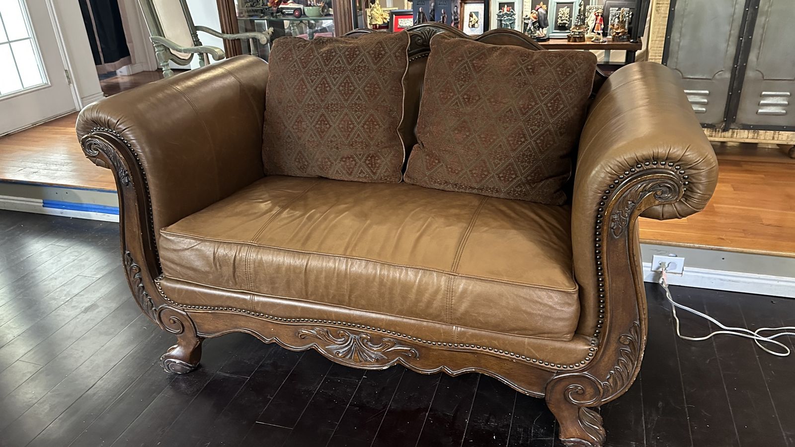 Leather couches