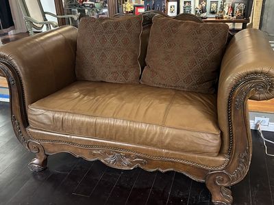 Leather couches