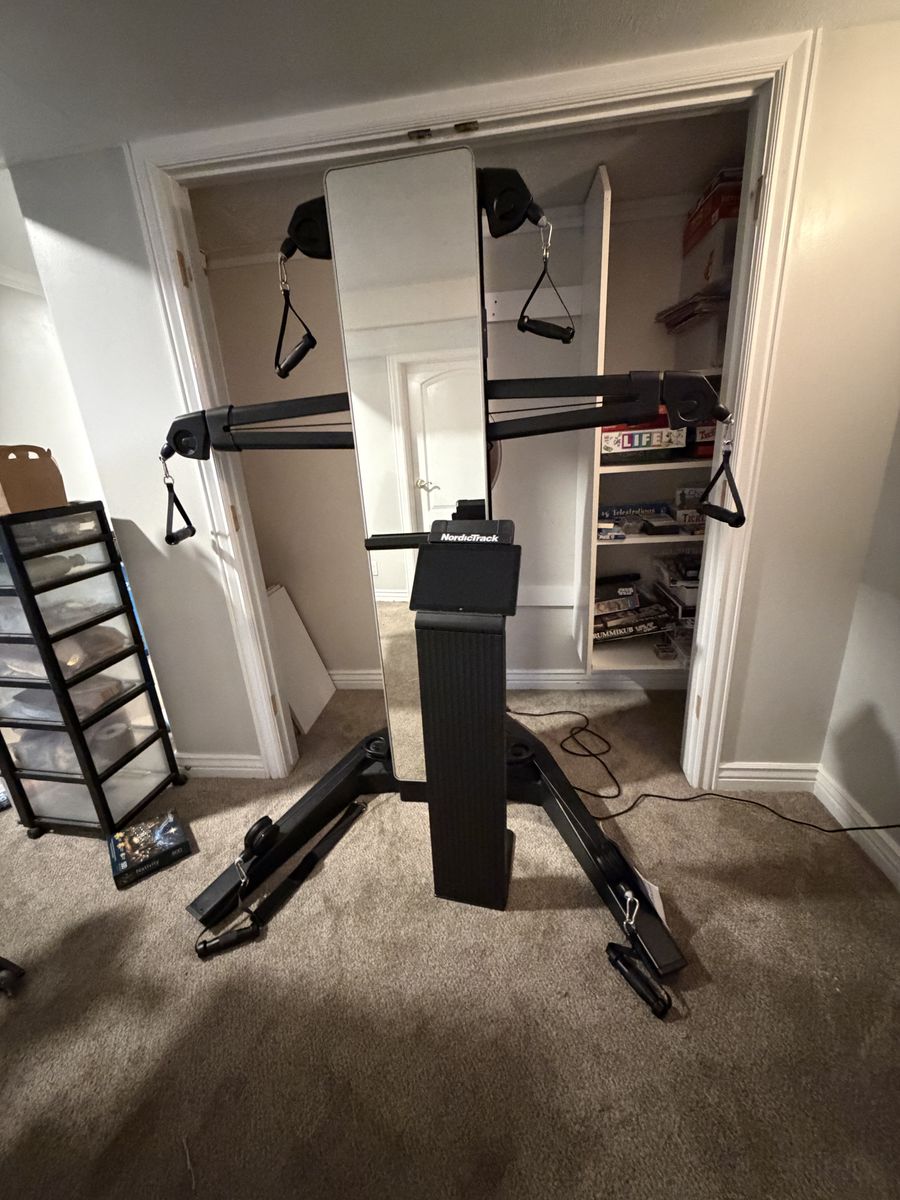 NordicTrack Vault Complete Home Gym with Interactive Smart Touchscreen