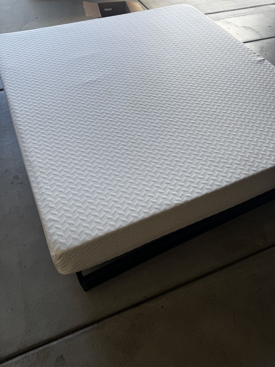 King size mattress and frame