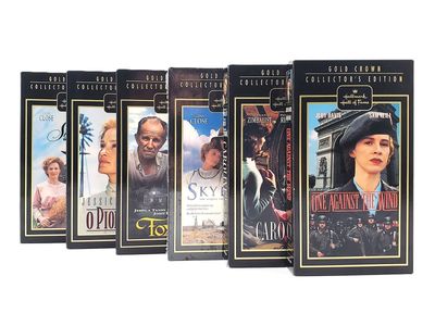 Vintage “Hallmark Hall of Fame” Gold Crown Collector’s Editions – 6-VHS Set