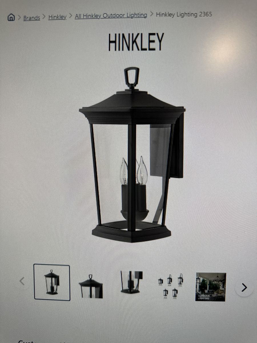 Hinkley Lighting Bromley 3 Light 19-1/4" Tall Outdoor Wall Sconce with Clear Glass Shade