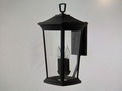 Hinkley Lighting Bromley 3 Light 19-1/4" Tall Outdoor Wall Sconce with Clear Glass Shade