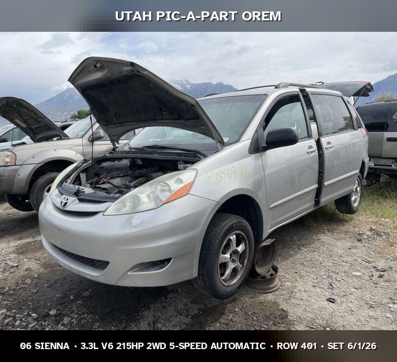 2006 Toyota Sienna Parts - UTPAP Orem