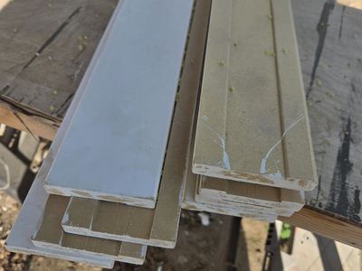 12- 18 foot MDF Trim and Molding Pieces NEW