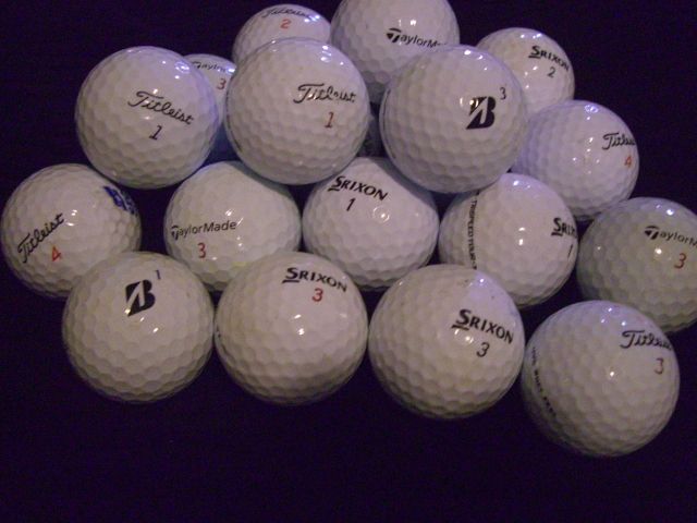 NNAT'L BRAND NAME GOLF BALLS. NO WATER BALLS EXCELLENT CONDITION! $3 DZ