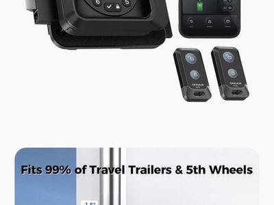 ONNAIS RV Smart Door Lock - Model W008with Keypad, Fob & App Control for Travel Trailers & 5th Wheels