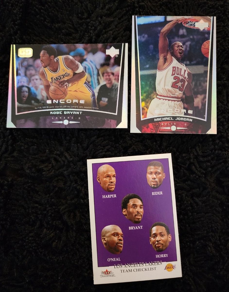 Kobe Bryant/ Michael Jordan cards 