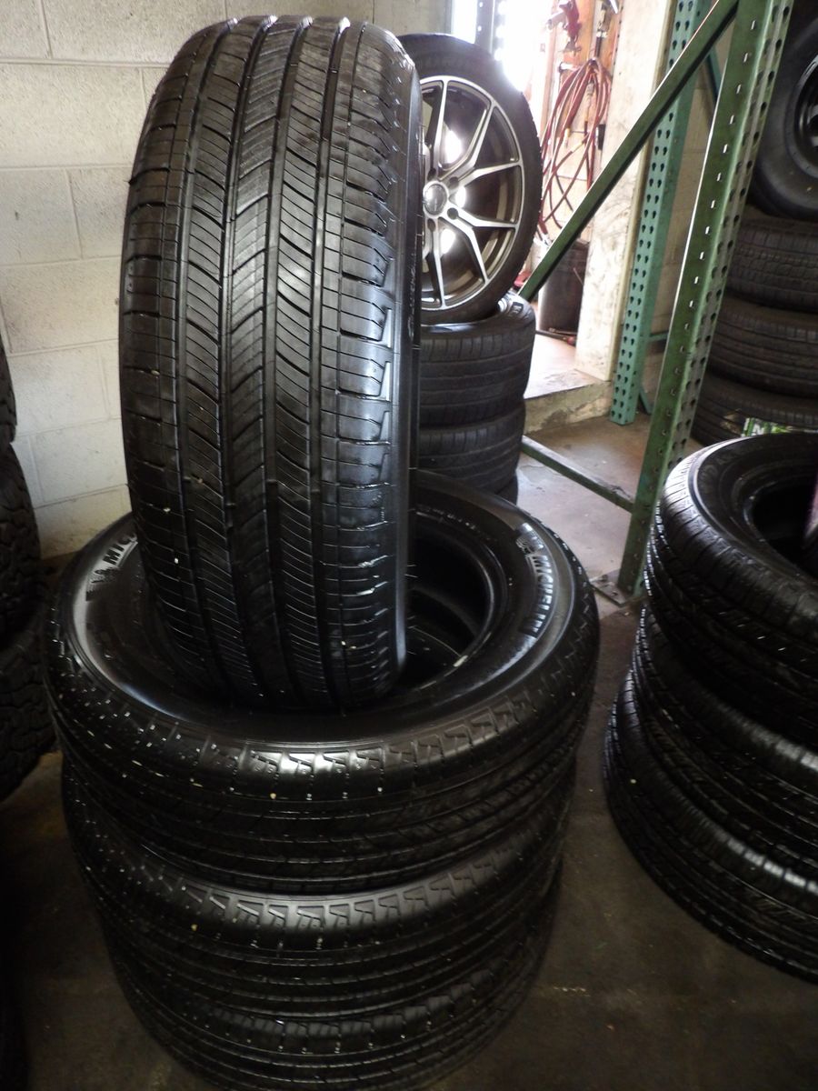 225/65R17 MICHELIN PRIMACY A/S SET OF USED  TIRES 