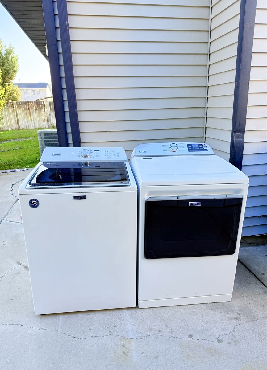Maytag washer and electric dryer