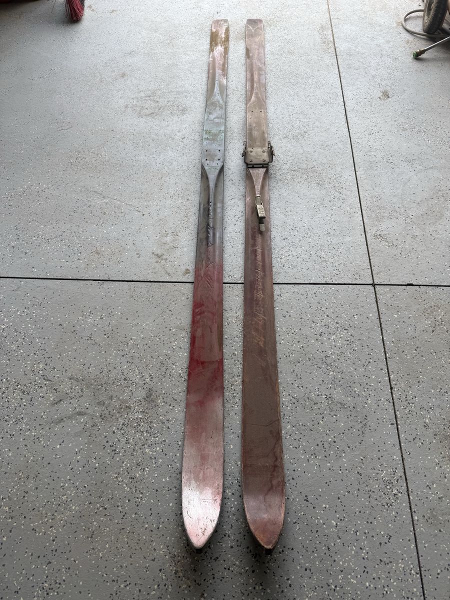 Antique Wooden Skis