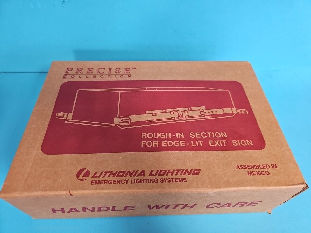 Lithonia ELA LCRIS LED Edge Lit Exit Light Rough-In Section 274404