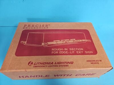 Lithonia ELA LCRIS LED Edge Lit Exit Light Rough-In Section 274404