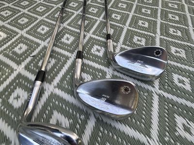 Titleist Vokey SM7 Steel Wedges (60,56,52), Chrome, RH