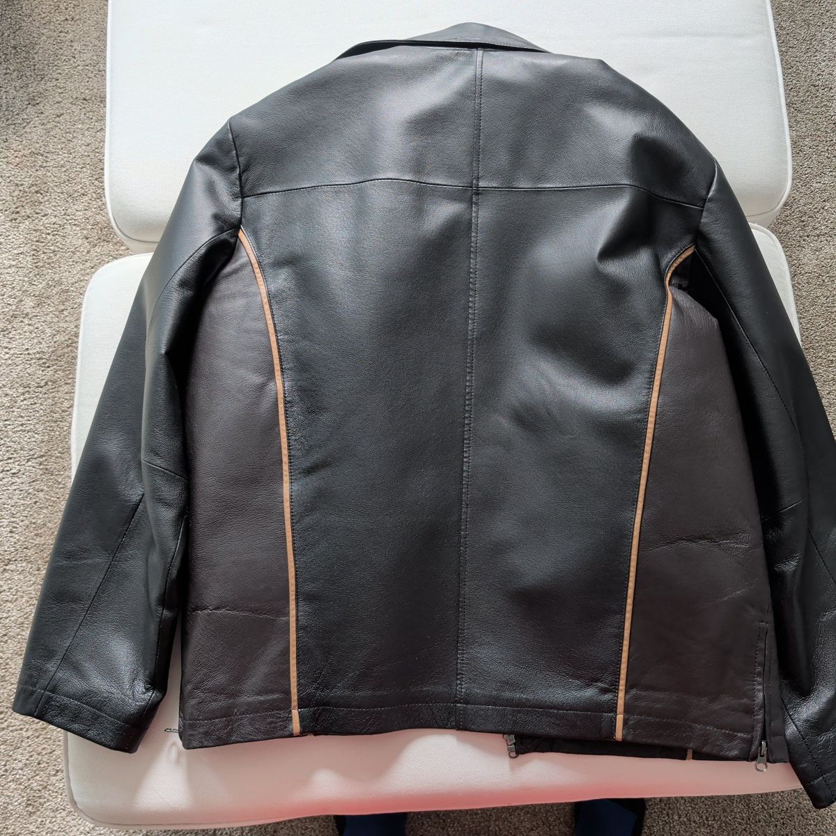 Vintage Charles Klein Leather Jacket Mens  Large