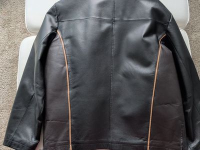 Vintage Charles Klein Leather Jacket Mens Large