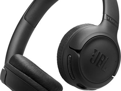 JBL Tune Wireless On-Ear Headphones - Black