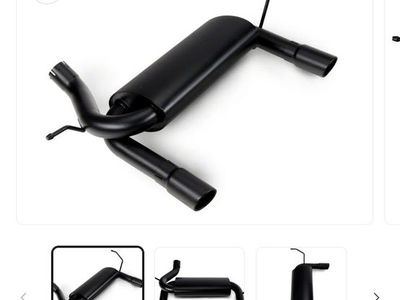 Jeep Axel Back Duel Exhaust