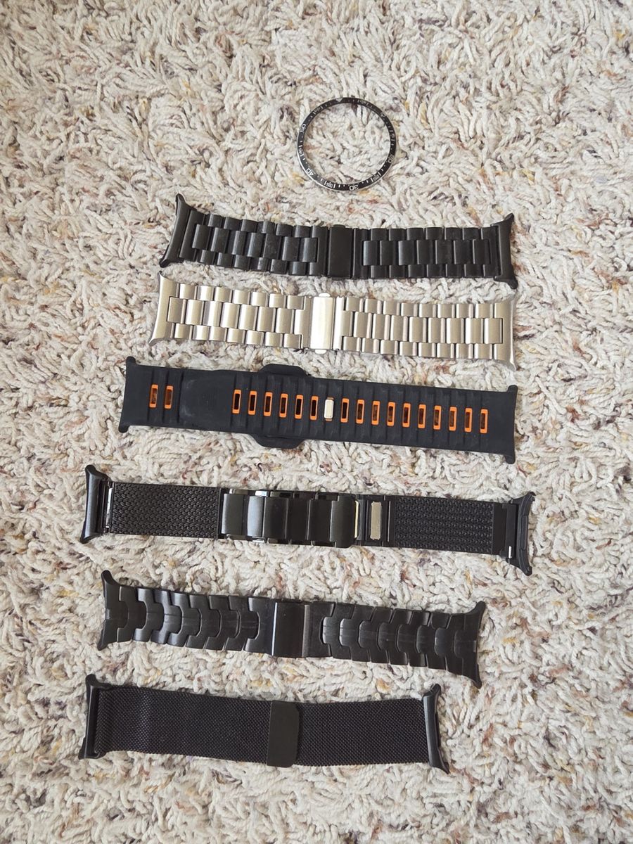 Samsung Galaxy Watch Ultra Smartwatch Band & Bezel Set - 6 Bands & Bezel