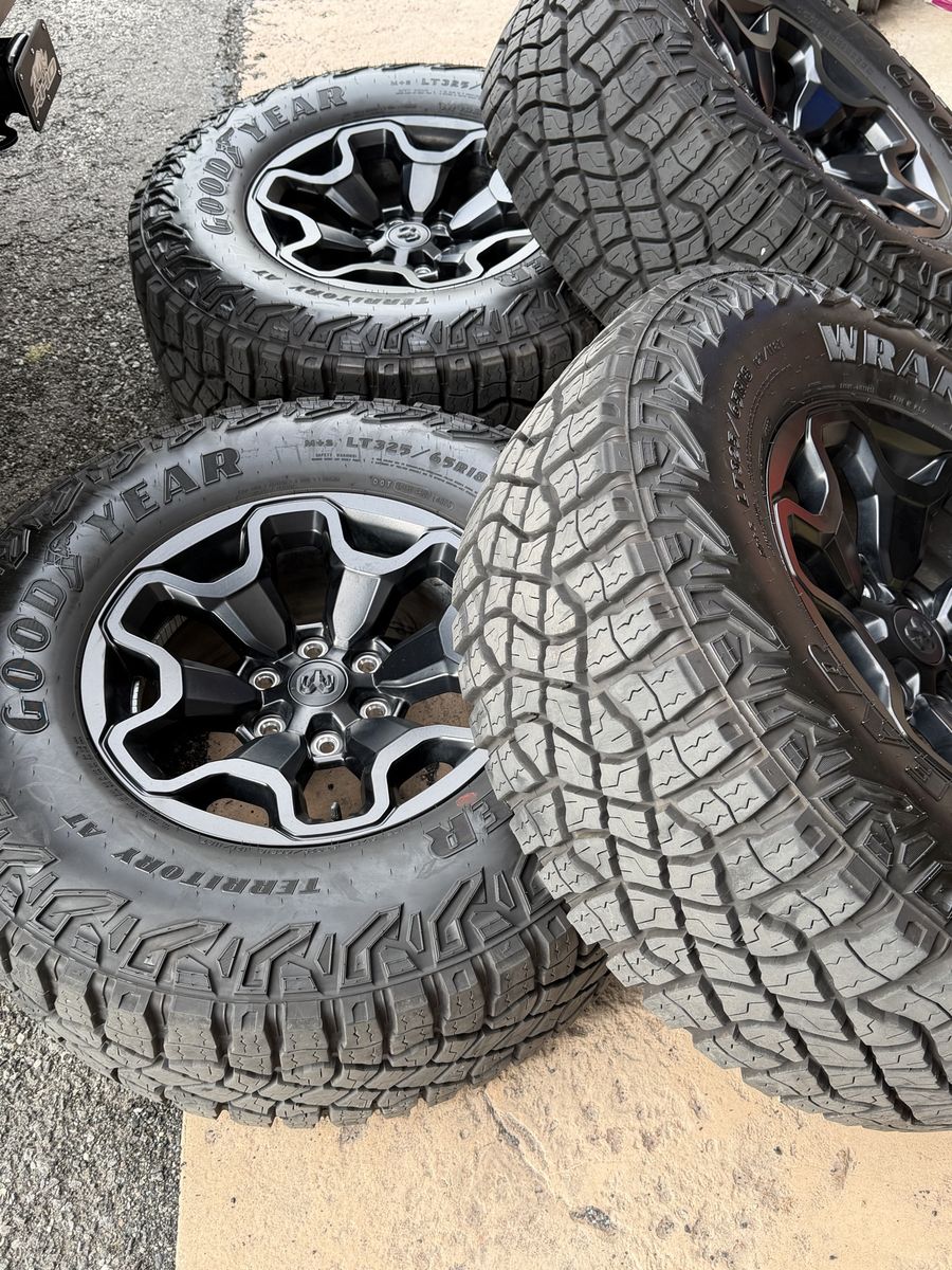 New 2026 Ram RHO OEM 18” wheels & 325/65r18 tires