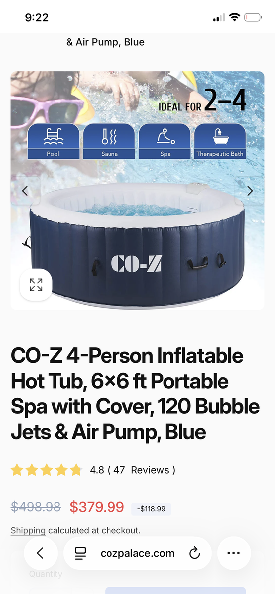 Hot tub for sale