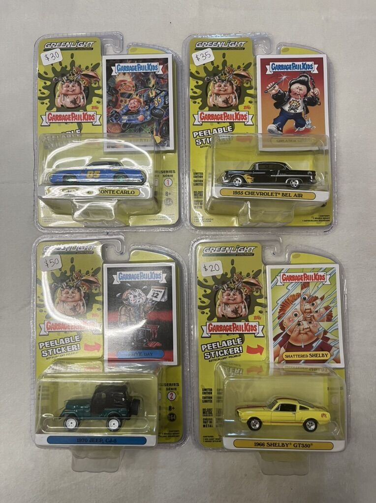 Garbage Pail Kids Die-Cast Cars
