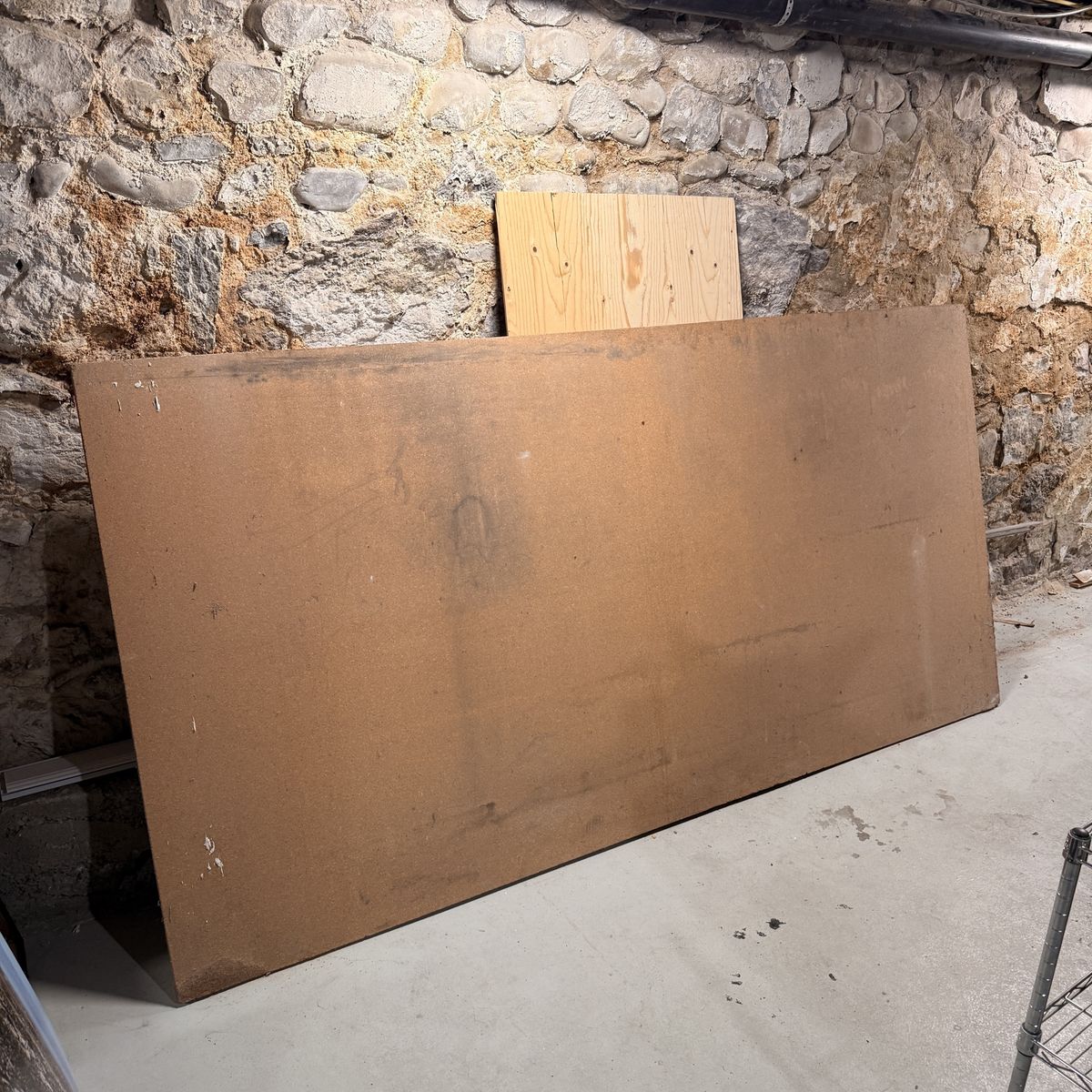 Large Particle Board Sheet - Versatile Material for DIY, Crafts, and Construction Projects