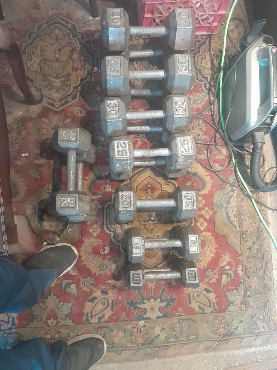 Iron Hex DBs 10-40Lbs