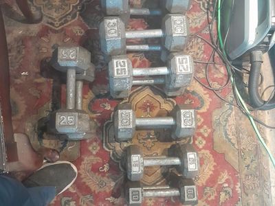 Iron Hex DBs 10-40Lbs
