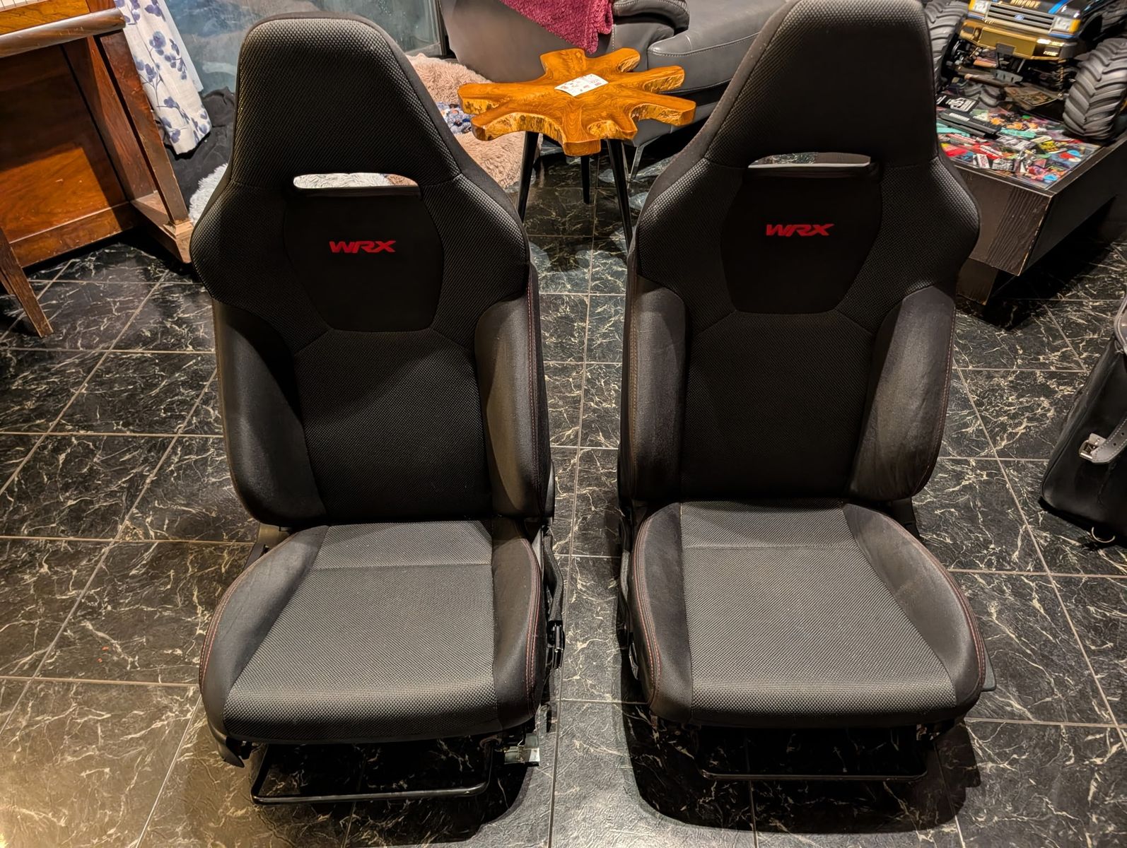 Black Wrx bucket seats 