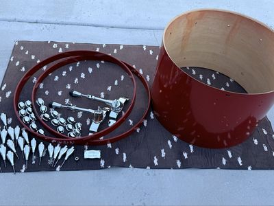 Mapex Orion Series 16x24" Bass Drum Shell & Hardware - Orange - Vintage Percussion