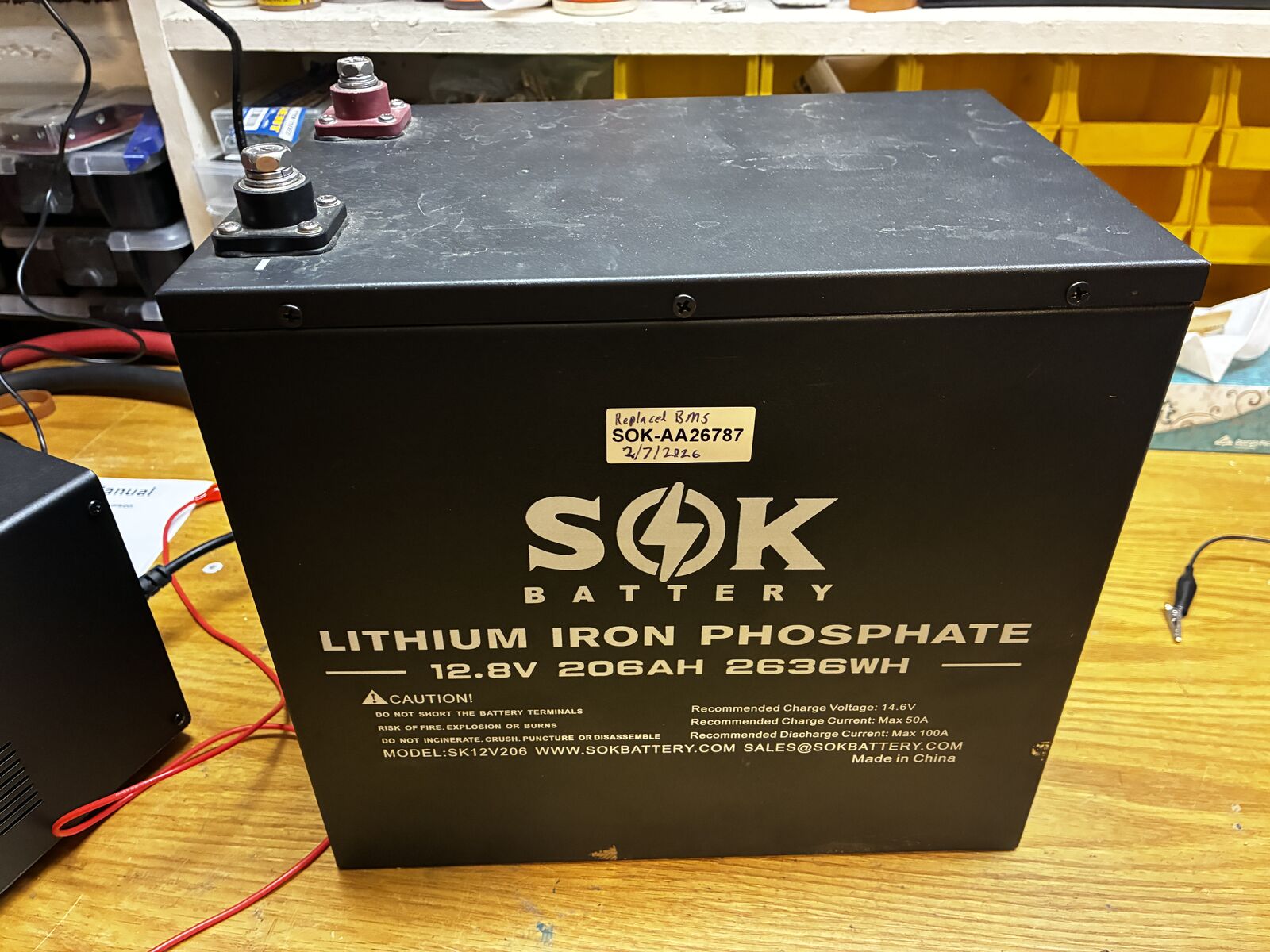 Two 206 AH (Amp Hour) 12 Volt batteries for sale - Price drop!