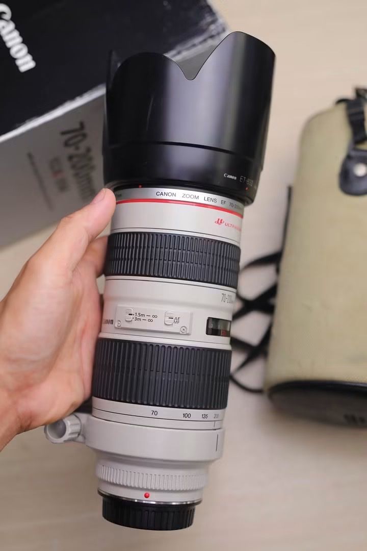  Canon lens/body , prices vary (1100$ for 70-200 ii) 
