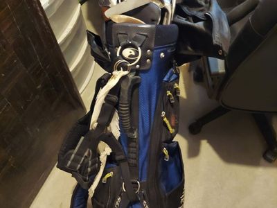 Golf Clubs and bag